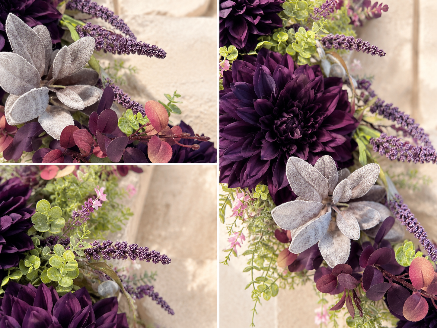 Signature Plum Estate Wreath | Luxury Entryway Collection