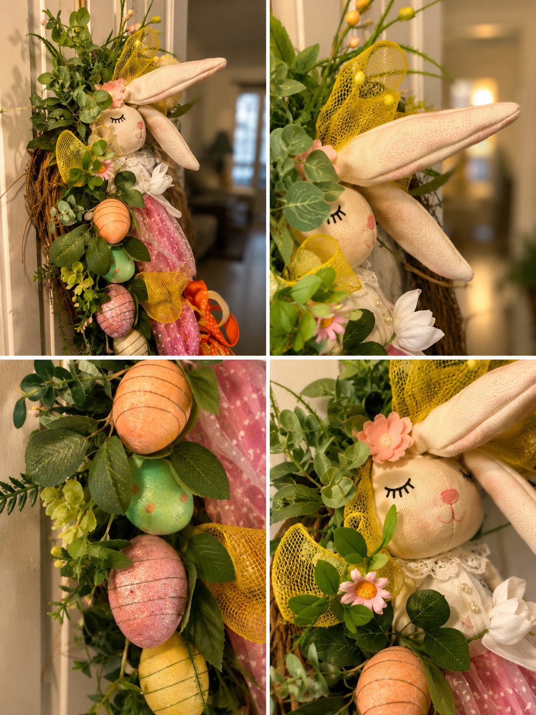 Signature Easter Garden Wreath | Luxury Spring Entryway Collection