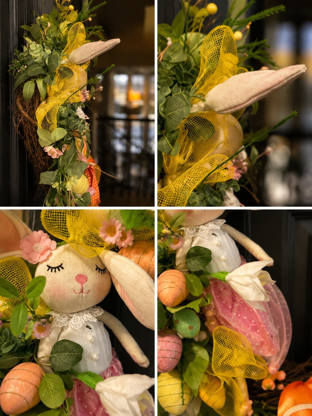 Signature Easter Garden Wreath | Luxury Spring Entryway Collection