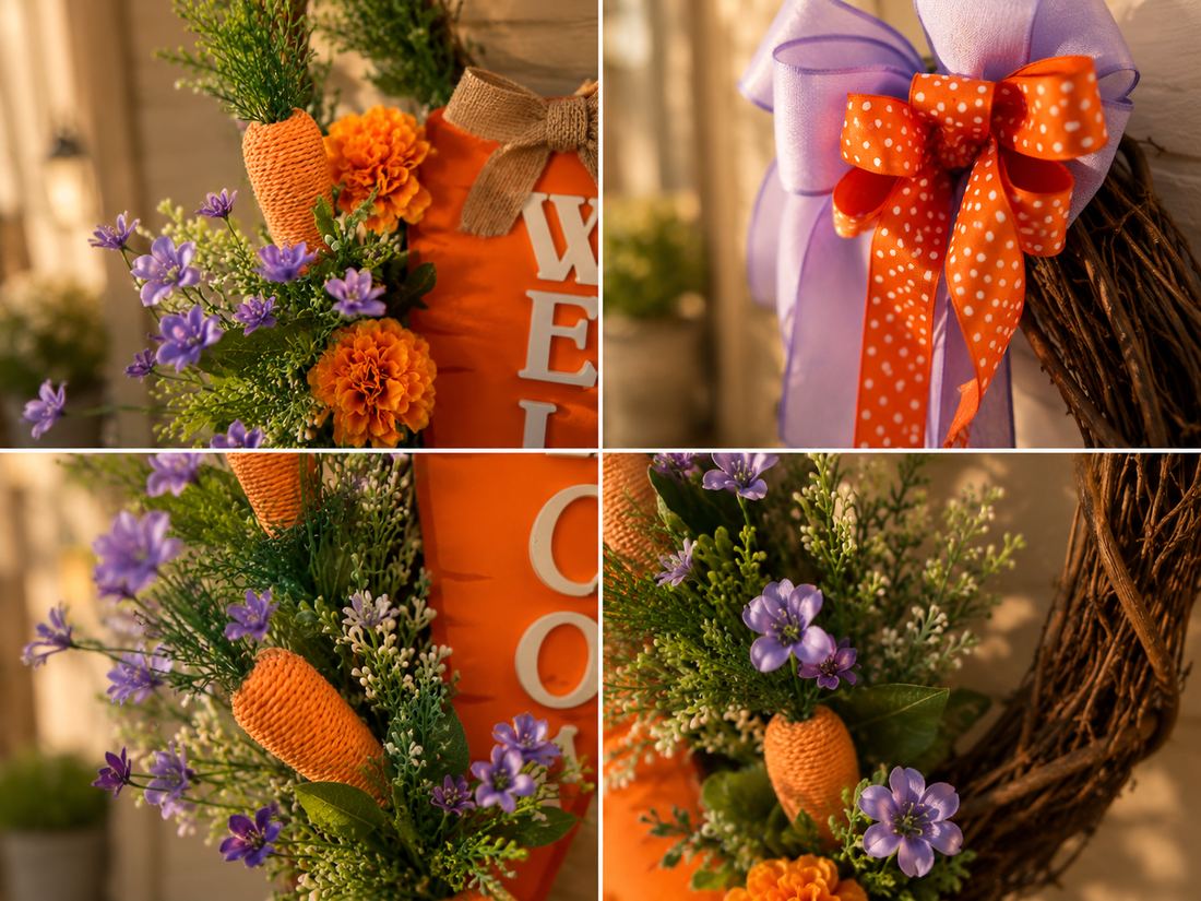 Signature Garden Welcome Wreath | Luxury Spring Entryway Collection
