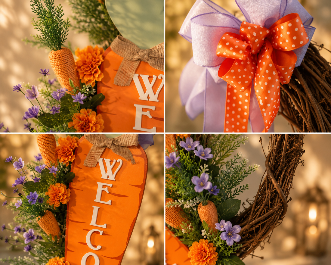 Signature Garden Welcome Wreath | Luxury Spring Entryway Collection