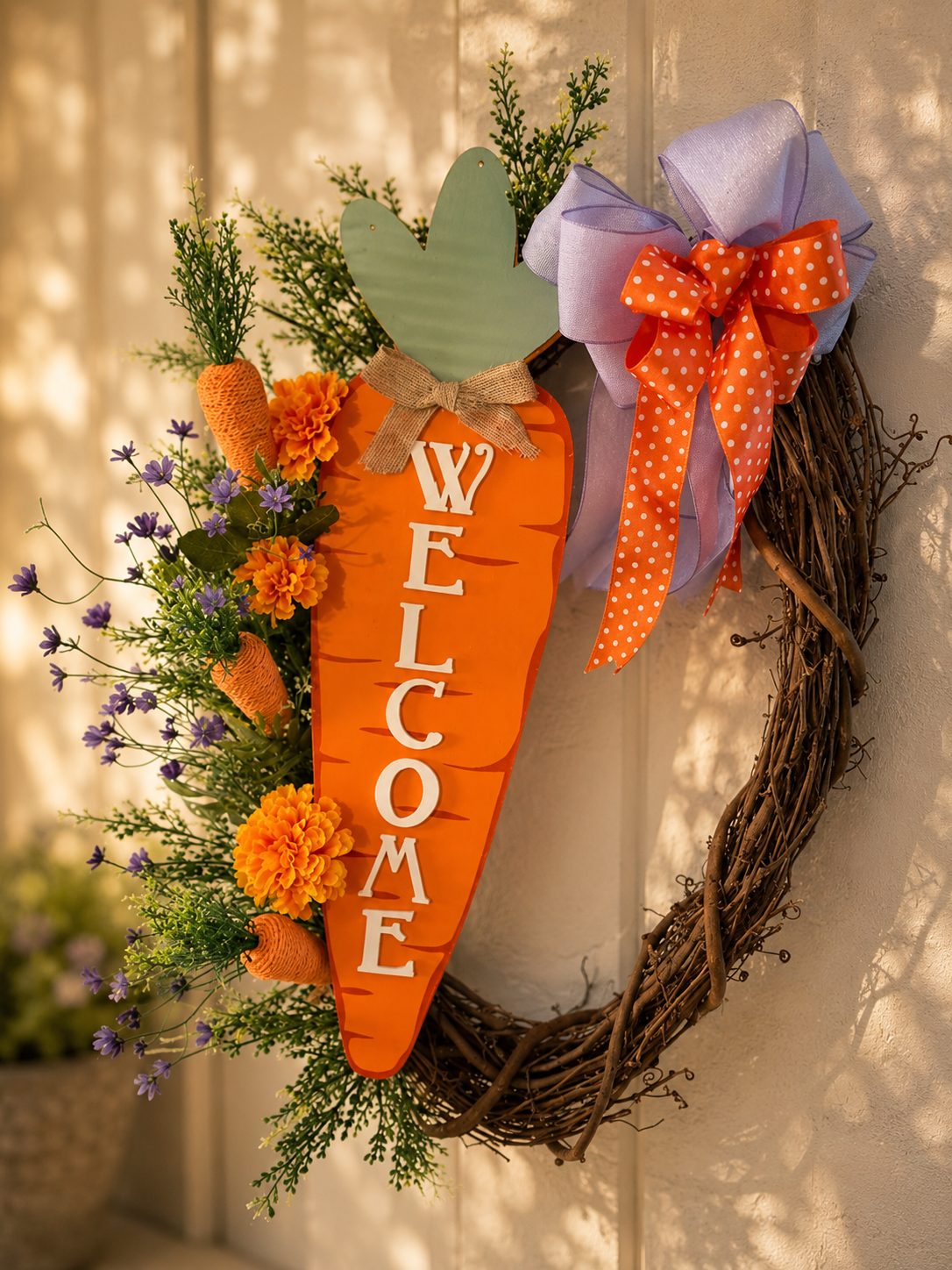 Signature Garden Welcome Wreath | Luxury Spring Entryway Collection