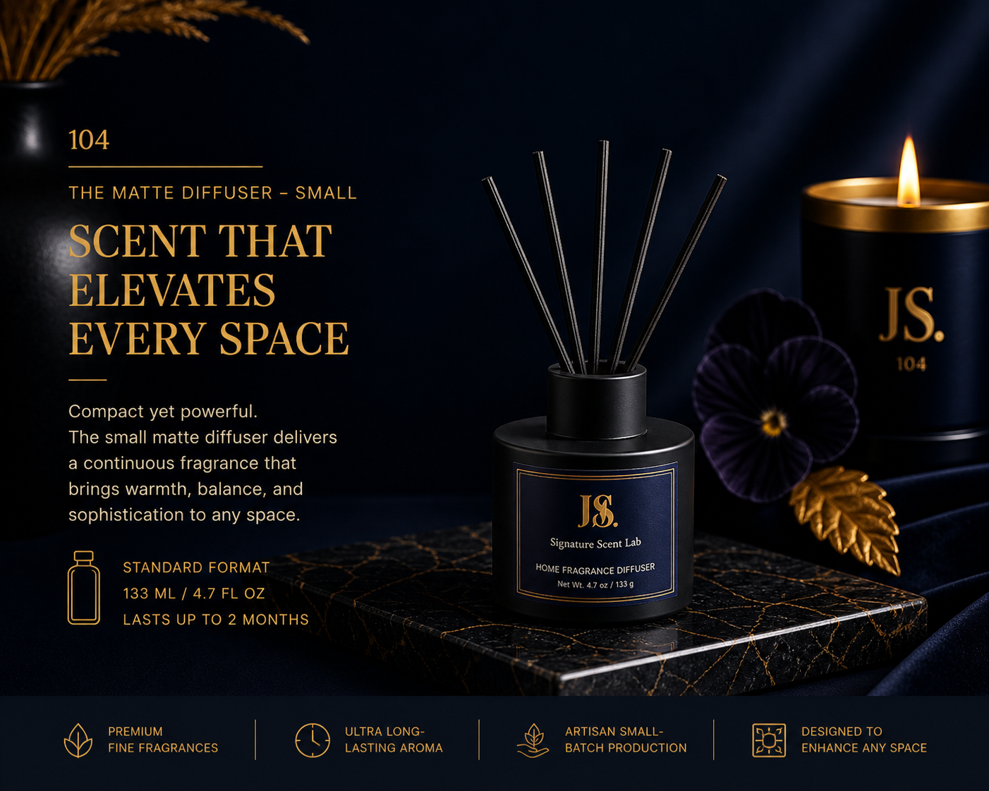 Luxury Reed Diffuser Set