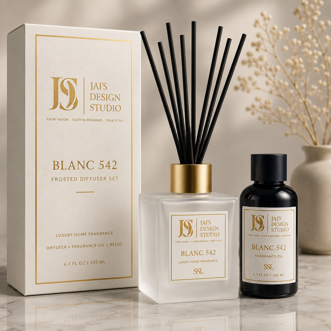 Luxury Reed Diffuser Set