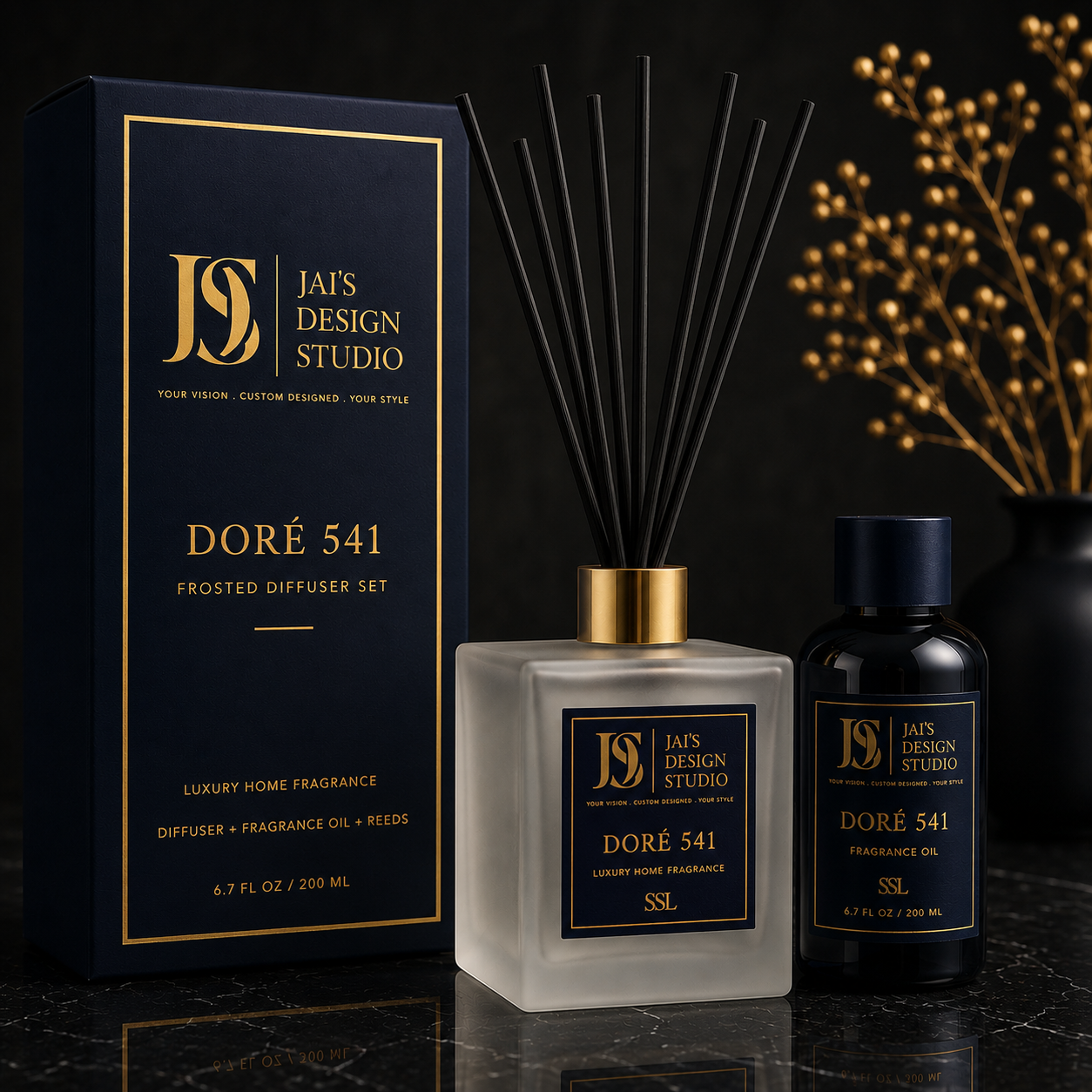 Luxury Reed Diffuser Set