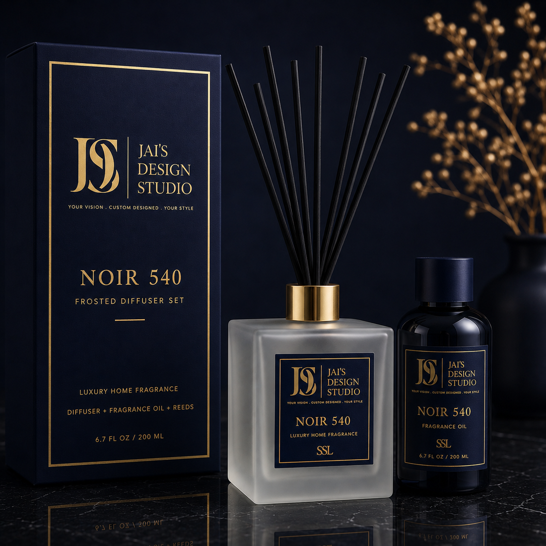Luxury Reed Diffuser Set