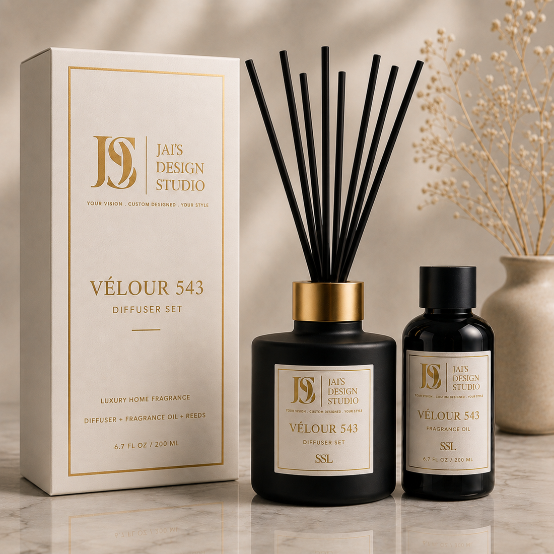 Luxury Reed Diffuser Set
